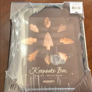 Black Keepsake Box frame 8x10” inches